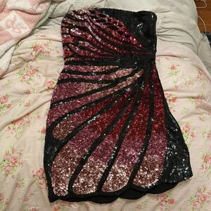 Retrofete arabella mini dress butterfly size XS mint condition